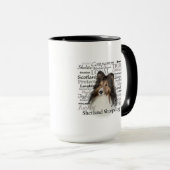 Sheltie Traits Tasse (VorderseiteRechts)