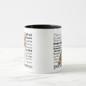 Sheltie Traits-Tasse Tasse (Zentrum)
