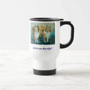 Sheltie Travel Mug Reisebecher