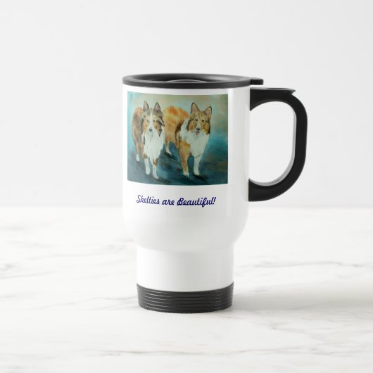 Sheltie Travel Mug Reisebecher (Rechts)