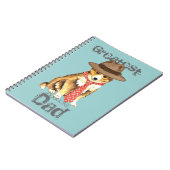 Sheltie Vater Notizblock (Linke Seite)