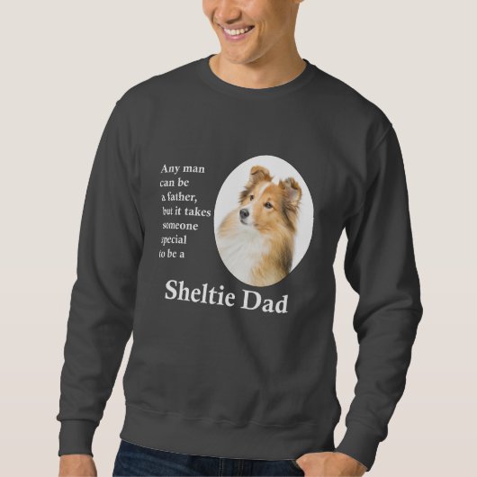Sheltie Vater Sweatshirt (Vorderseite)