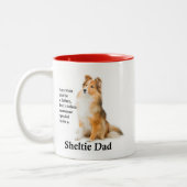 Sheltie Vater Tasse (Links)