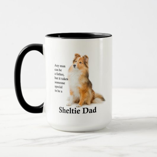 Sheltie Vater Tasse (Links)