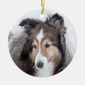 Sheltie Weihnachtsschmuck (Vorne)