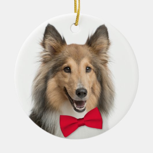 Sheltie Weihnachtsschmuck (Vorne)