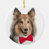 Sheltie Weihnachtsschmuck (Hinten)
