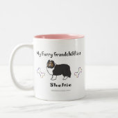 SheltieBlk Zweifarbige Tasse (Links)