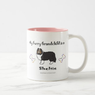 SheltieBlk Zweifarbige Tasse