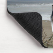 Shelties auf dem Strand Mousepad (Ecke)