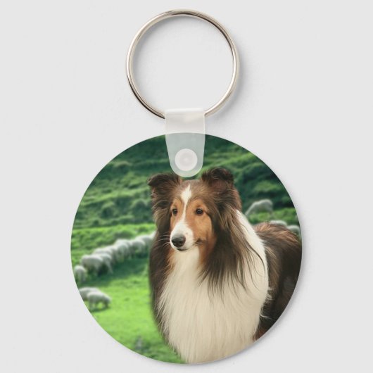 Shelties Lead Schlüsselanhänger (Vorderseite)