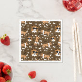 Shelties Shetland Sheepdog Collie Dog Pattern Napk Serviette (Beispiel)
