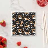 Shelties Shetland Sheepdog Collie Dog Pattern Napk Serviette (Beispiel)