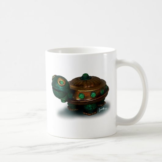 Shelton die Schildkröte Kaffeetasse (Rechts)