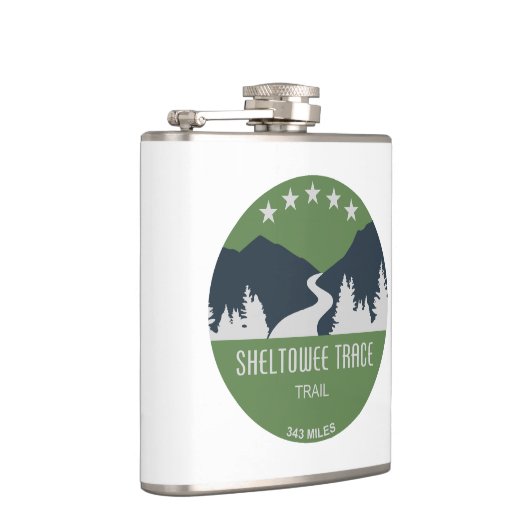 Sheltowee Wanderweg Kentucky Tennessee Flachmann (Rechts)