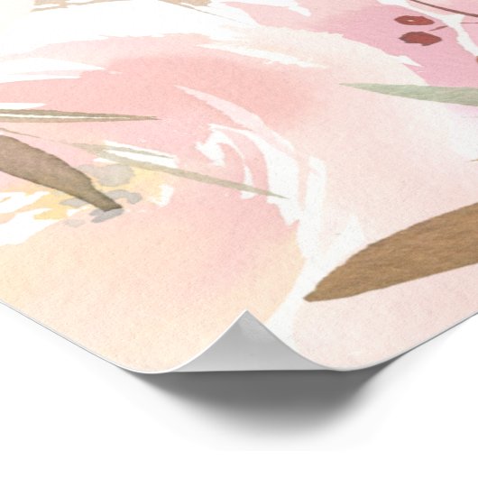 Shema Israel! Hebräisches und englisches jüdisches Poster (Ecke)