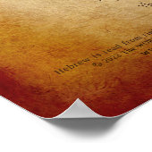 Shema Prayer (bis zu 32"x48") Poster (Ecke)