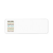 Shema return address labels (Vorne)