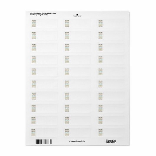 Shema return address labels (Vorne)