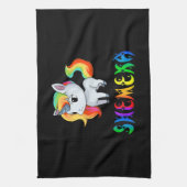 Shemeka Einhorn Geschirrtuch (Vertikal)