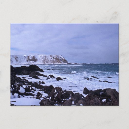 Shemya Insel Cable Bowl N Küste Postkarte (Vorderseite)