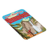 Shenandoa Nationalpark und Reservieren Travel Post Magnet (Rechte Seite)