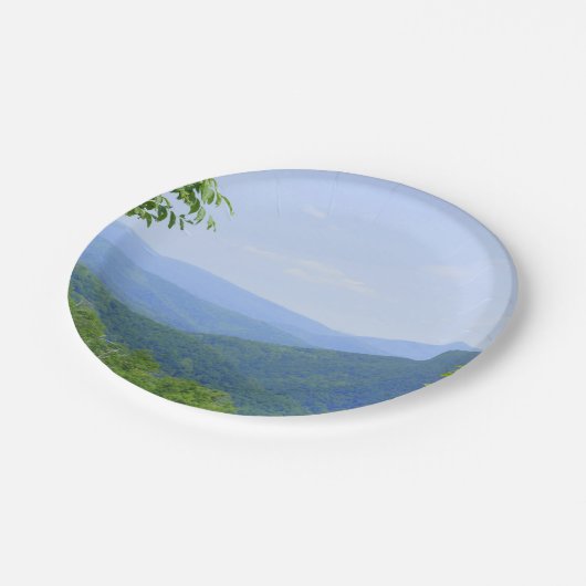 Shenandoah Berge Pappteller (Schrägansicht)