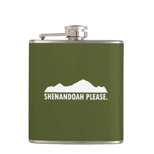 Shenandoah Bitte Flachmann (Vorderseite)
