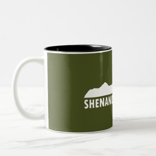 Shenandoah bitte zweifarbige tasse (Links)