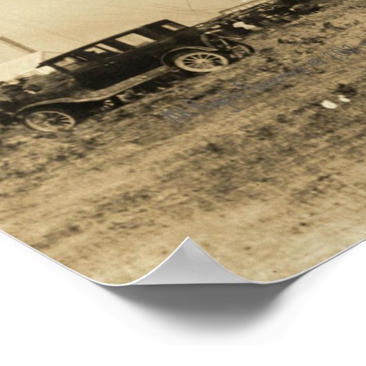 Shenandoah Blimp auf dem Festmachemast Poster (Ecke)