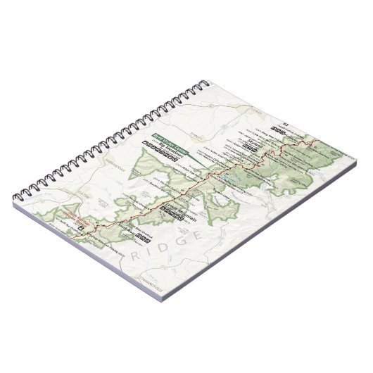 Shenandoah Kartennotizbuch Notizblock (Linke Seite)