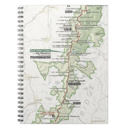 Shenandoah Kartennotizbuch Notizblock