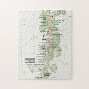 Shenandoah Kartenpuzzlespiel Puzzle