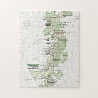 Shenandoah Kartenpuzzlespiel Puzzle
