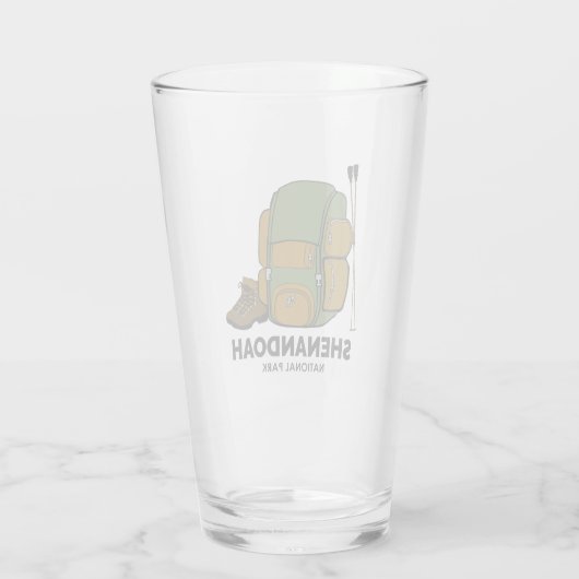 Shenandoah National Park Backpack Glas (Rückseite)