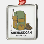 Shenandoah National Park Backpack Ornament Aus Metall (Links)