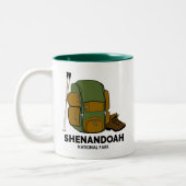 Shenandoah National Park Backpack Zweifarbige Tasse (Links)