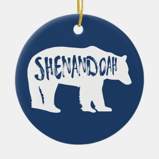 Shenandoah National Park Bear Keramik Ornament (Vorne)