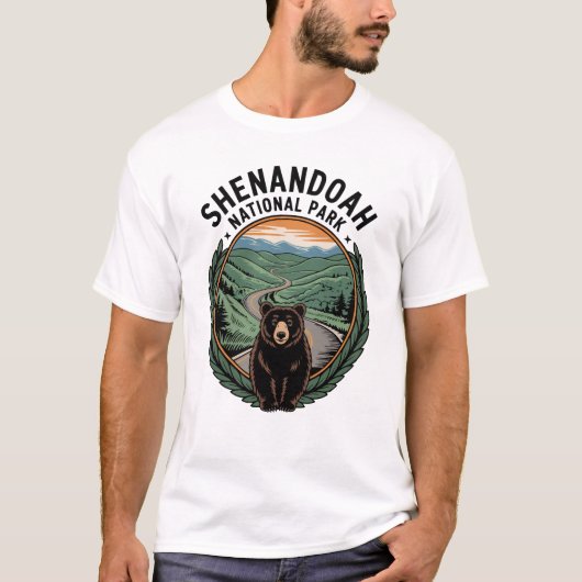 Shenandoah National Park Bear T-Shirt (Vorderseite)