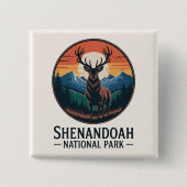 Shenandoah National Park Deer Emblem Button (Vorderseite)