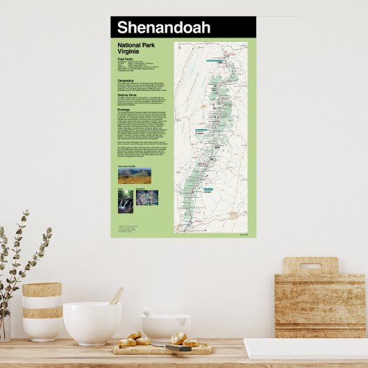 Shenandoah National Park Grosses Poster (Küche)