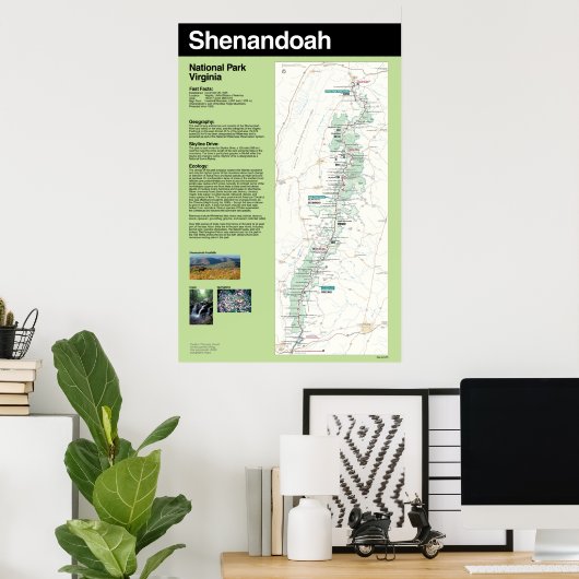 Shenandoah National Park Grosses Poster (Heimbüro)