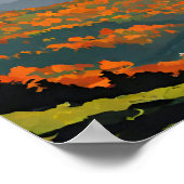 Shenandoah National Park Illustrationstext Poster (Ecke)
