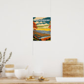 Shenandoah National Park Illustrationstext Poster (Küche)