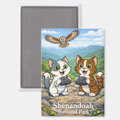 Shenandoah National Park Magnet (Vorderseite/Rückseite)