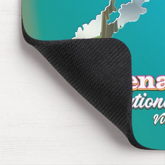 Shenandoah National Park Reiseplakat. Mousepad (Ecke)