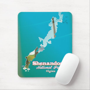 Shenandoah National Park Reiseplakat. Mousepad