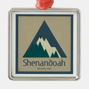 Shenandoah National Park Rustikal Ornament Aus Metall