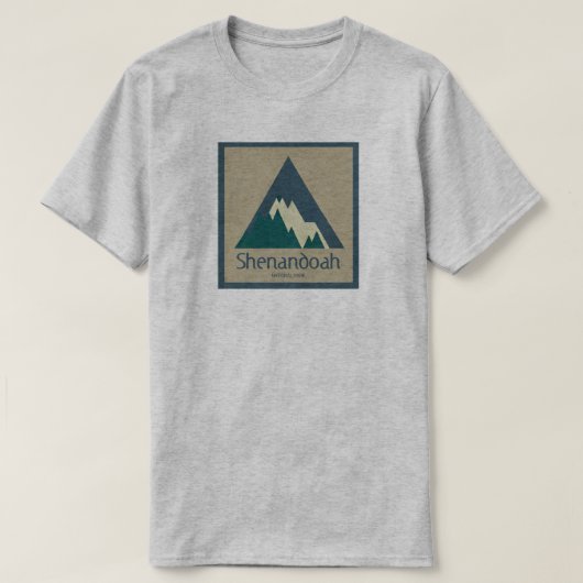 Shenandoah National Park Rustikal T-Shirt (Design vorne)