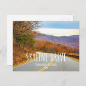Shenandoah National Park Skyline Drive Postkarte (Vorne/Hinten)